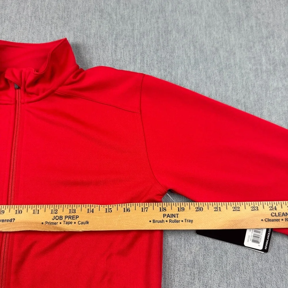 New Balance Jacket Kids Boys XL Red Knit Training Track Full Zip Athletic‎ NWT